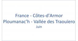 France - Ctes-d'Armor Ploumanac'h  Valle des Traouero 06/2020
