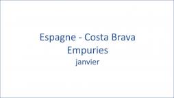 Espagne  Costa Brava Empuries 01/2020